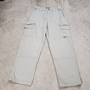 Tru-Spec Original 24-7 Series Pants Men 30x30 Tan Double Knee Rip Stop Utility